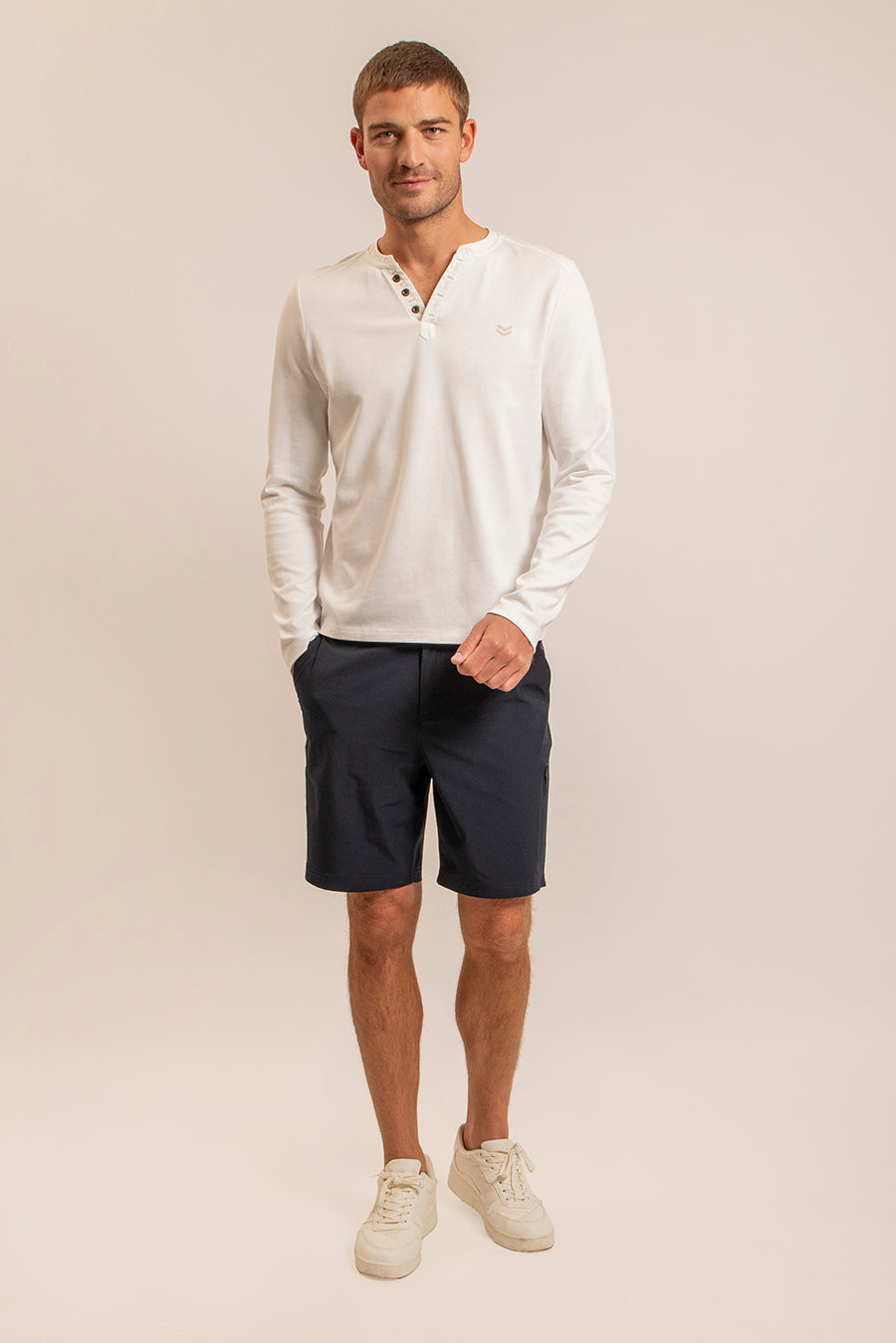 Sweat col tunisien écru | Elora