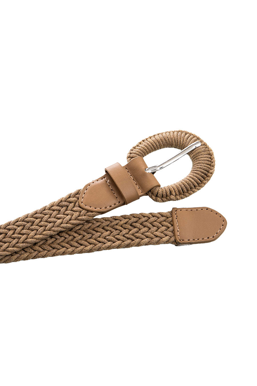 Ceinture tressée moka | Elora