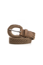 Ceinture tressée moka | Elora