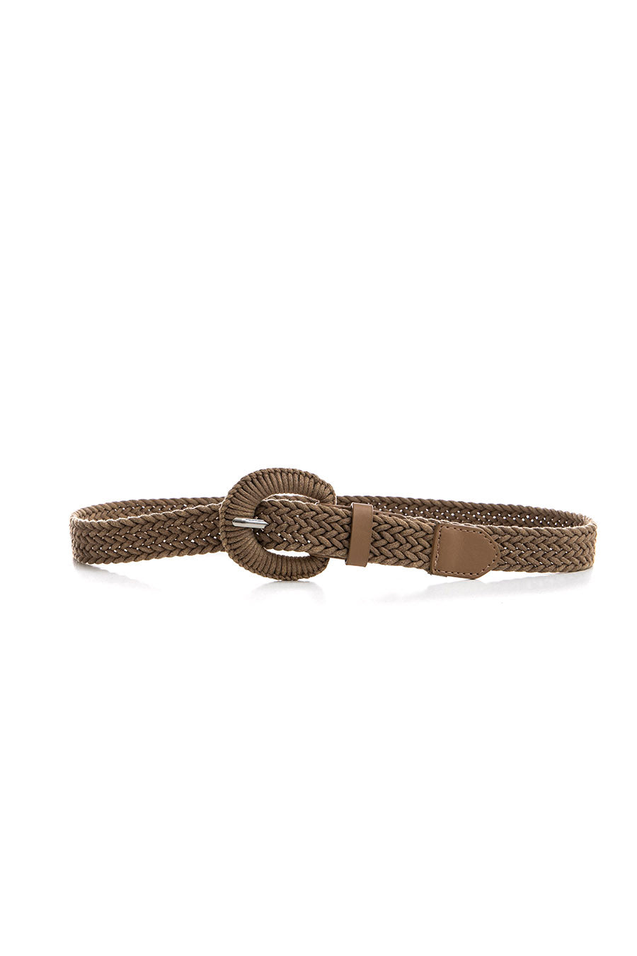 Ceinture tressée moka | Elora