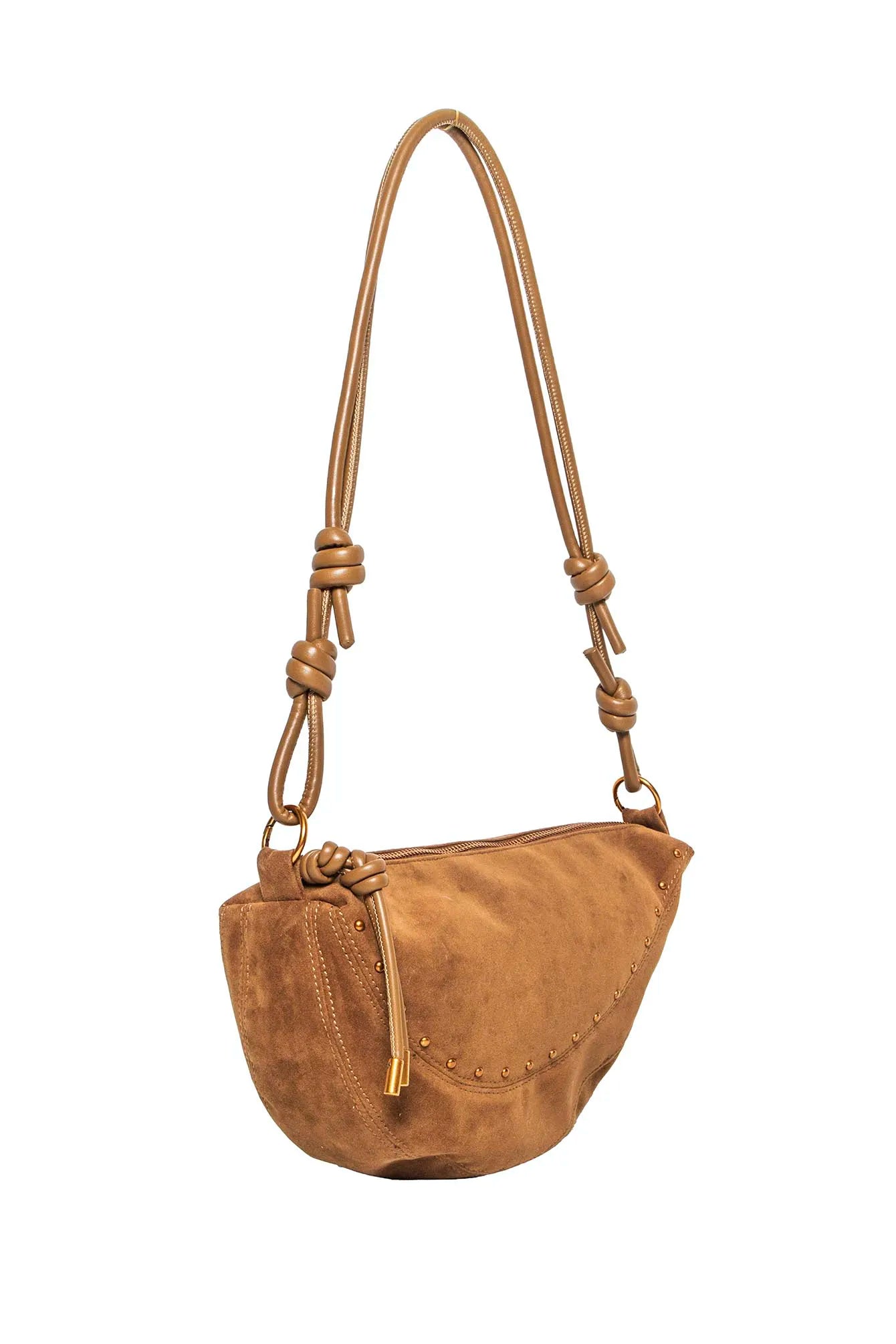 Banane suédée beige | Elora