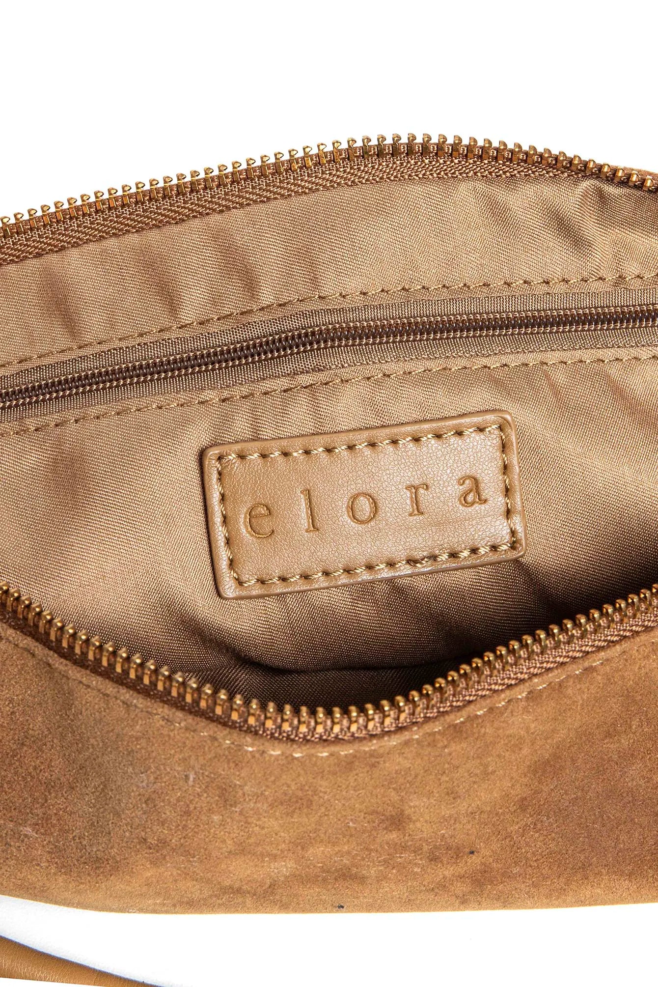 Banane suédée beige | Elora