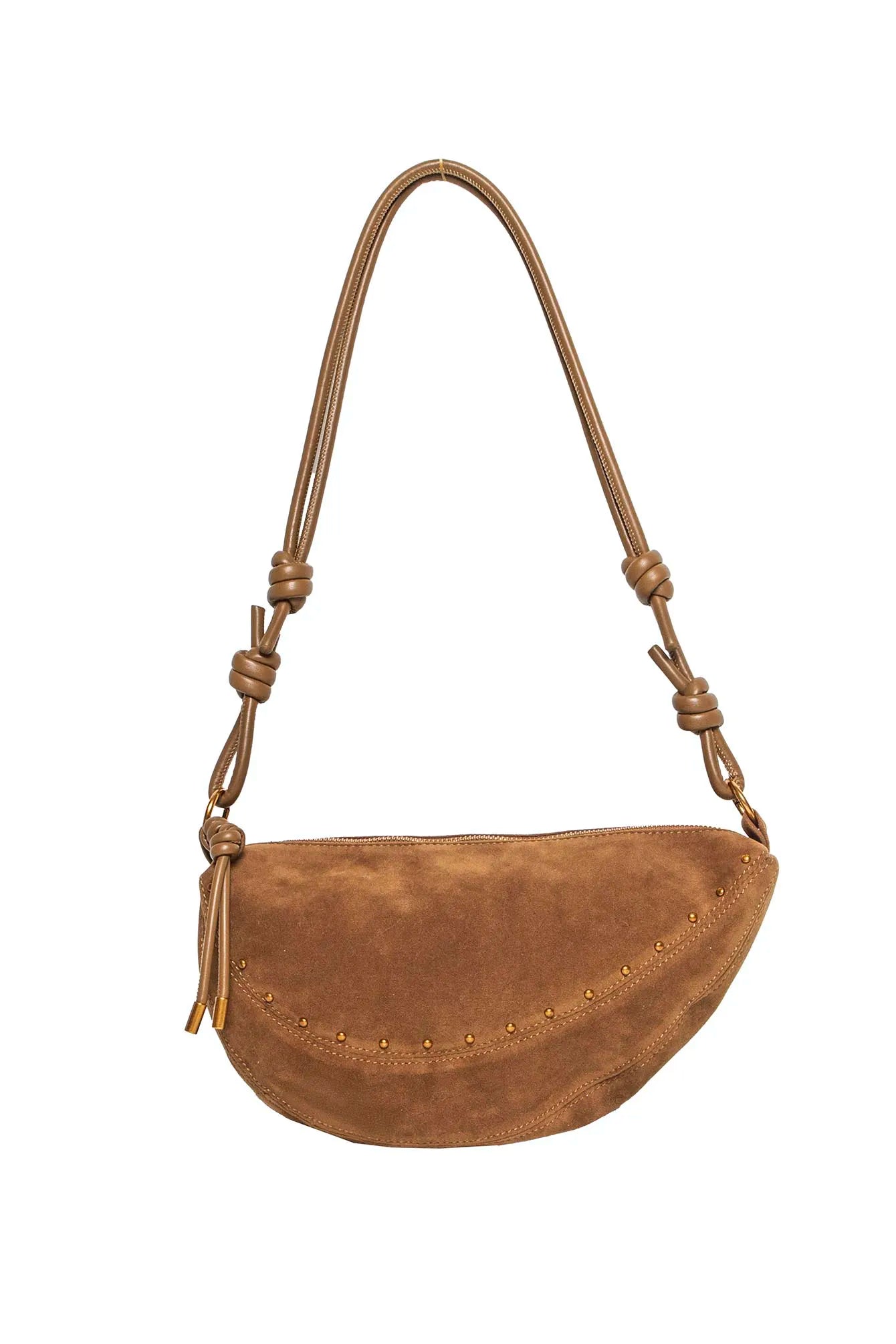 Banane suédée beige | Elora