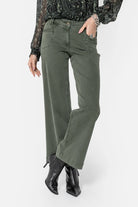 Pantalon large kaki | Elora