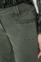 Pantalon large kaki | Elora