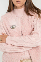 Pull irlandais rose pâle | Elora