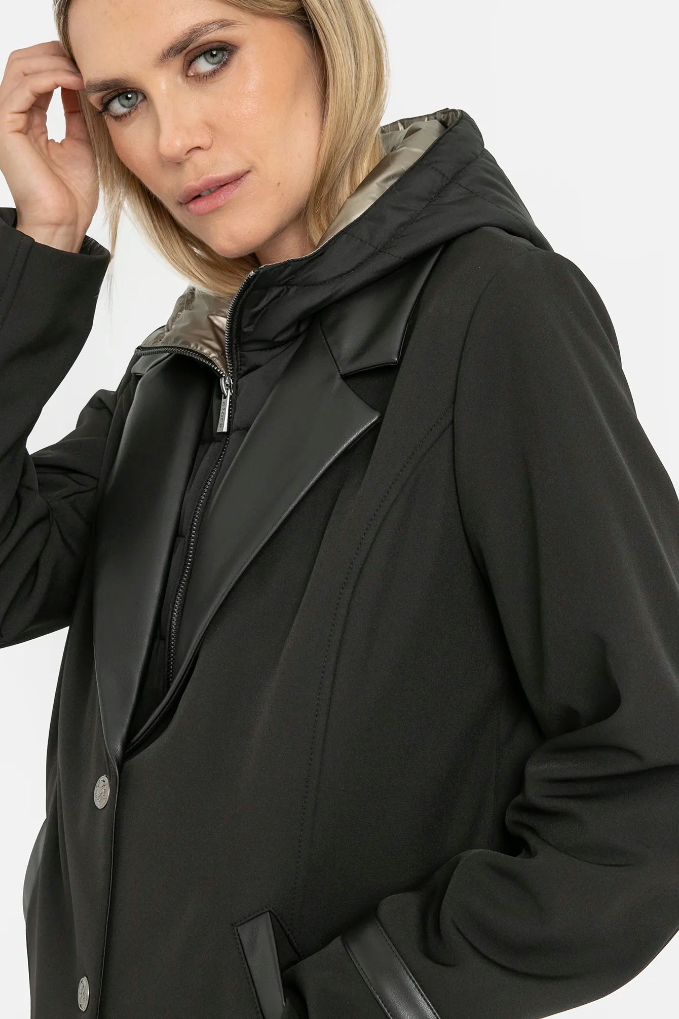 Parka 2 en 1 noir | Elora