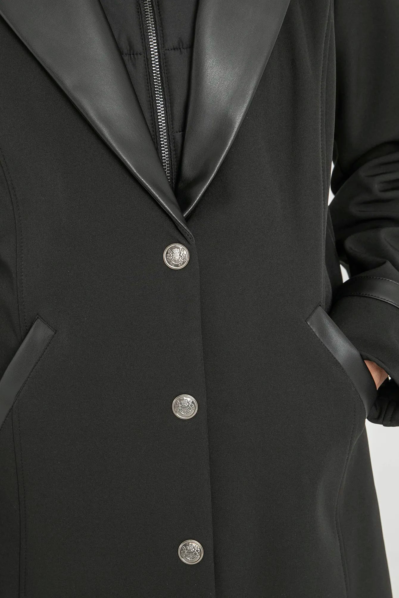 Parka 2 en 1 noir | Elora
