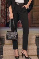 Pantalon cigarette noir | Elora