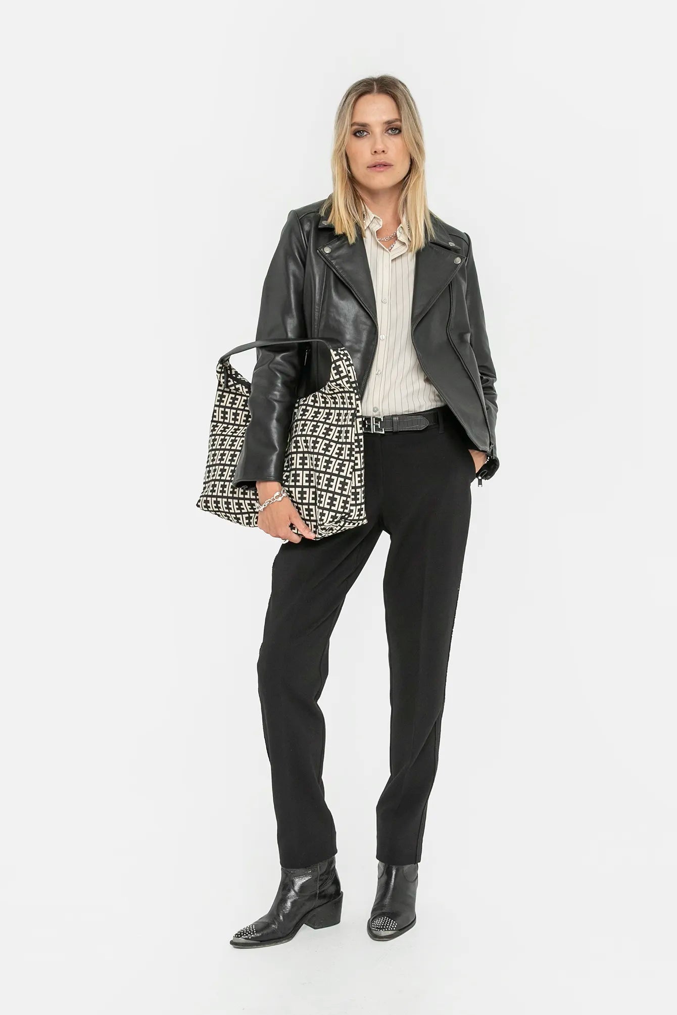 Pantalon cigarette noir | Elora