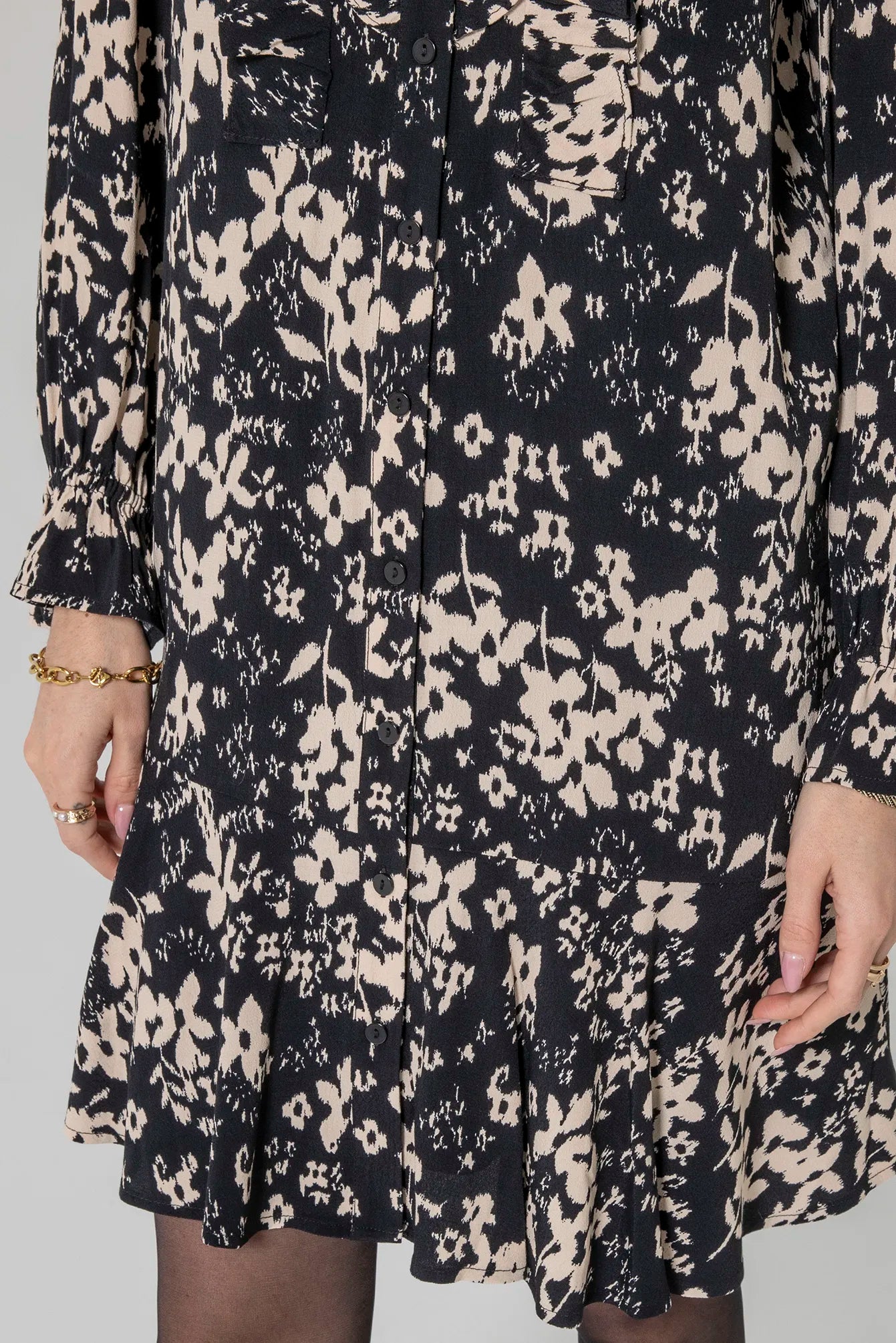 Robe courte imprimé floral | Elora