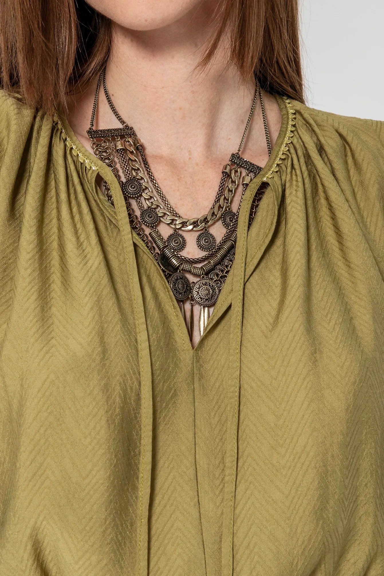 Robe courte cintrée pistache | Elora