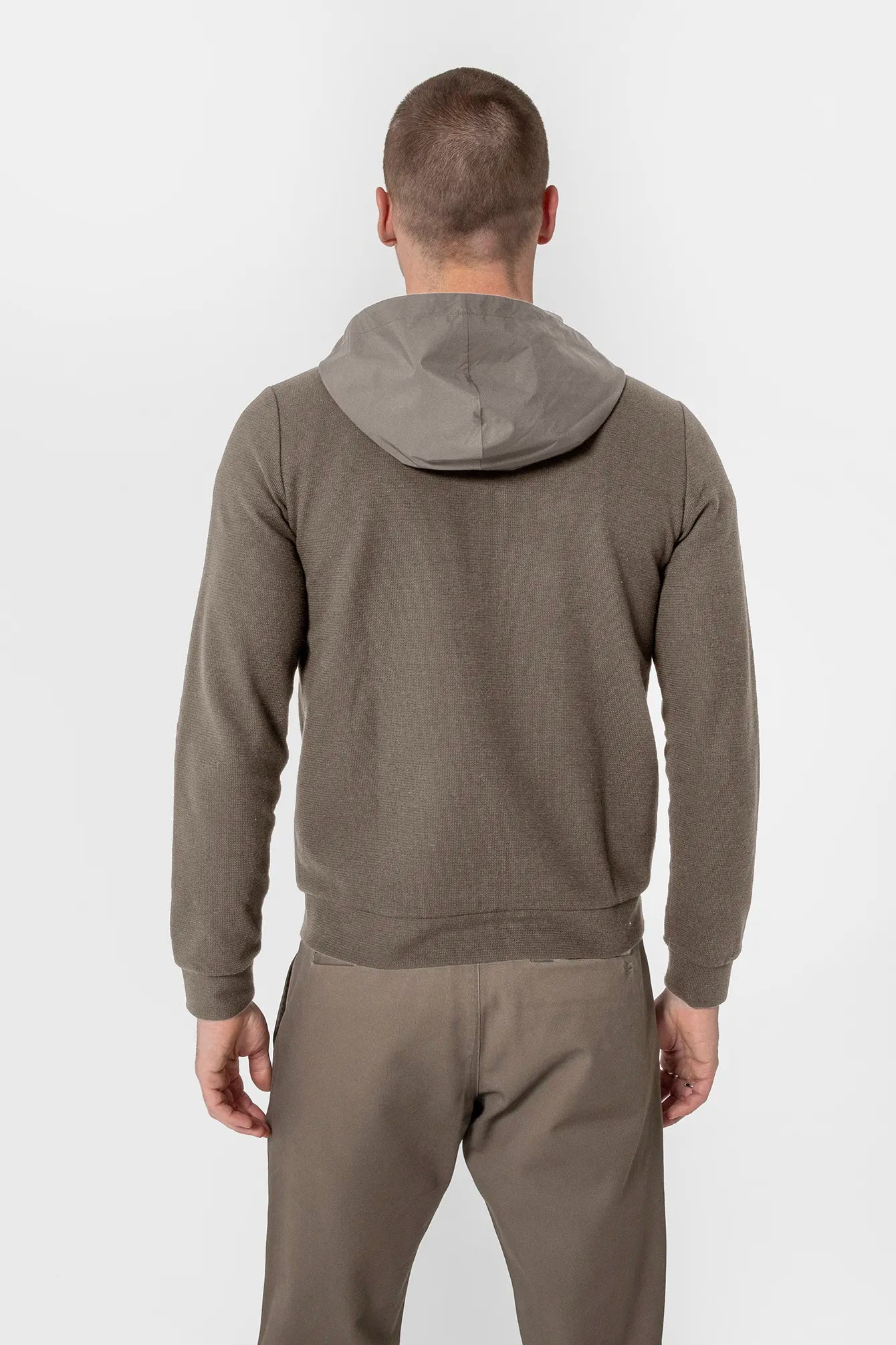 Gilet molleton kaki clair | Elora