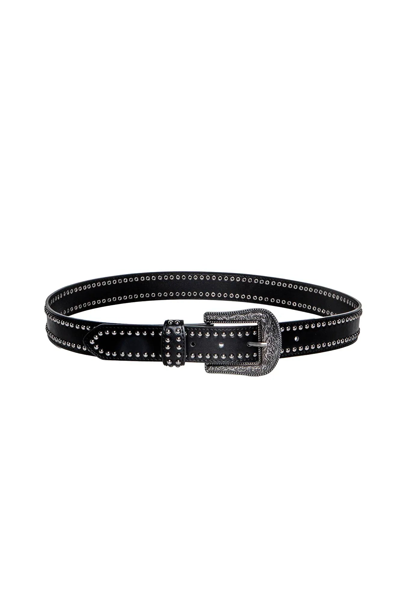 Ceinture cloutée noir | Elora