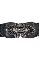 Ceinture large élastique noir | Elora