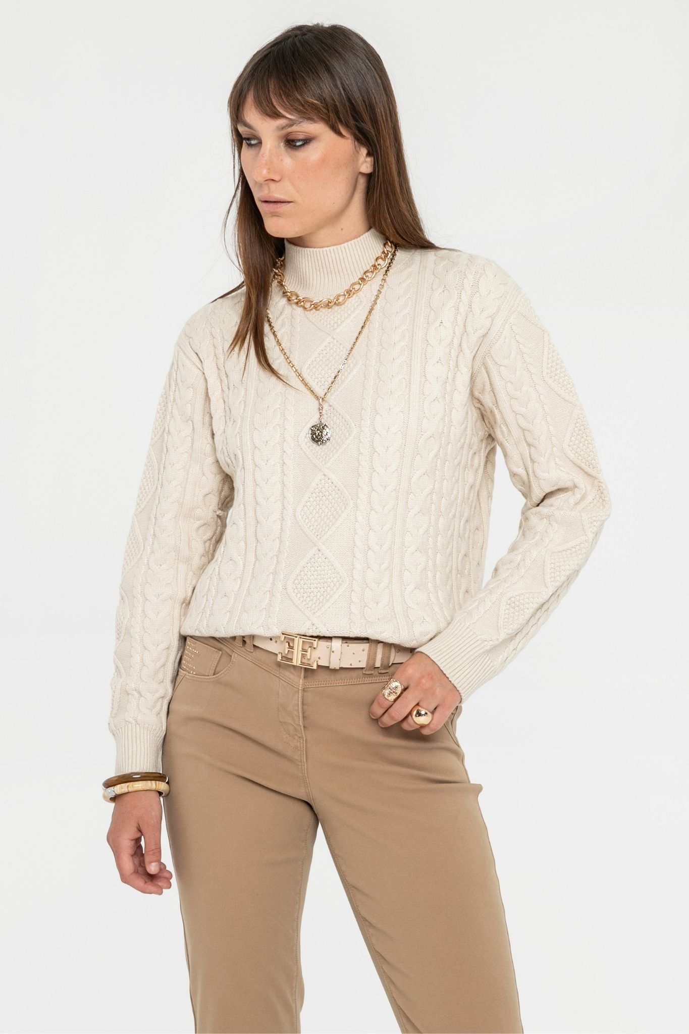 Pull irlandais écru | Elora