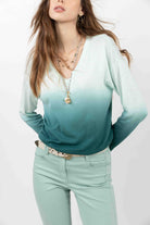 Pull bleu tie and dye lumineux | Elora