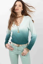 Pull bleu tie and dye lumineux | Elora