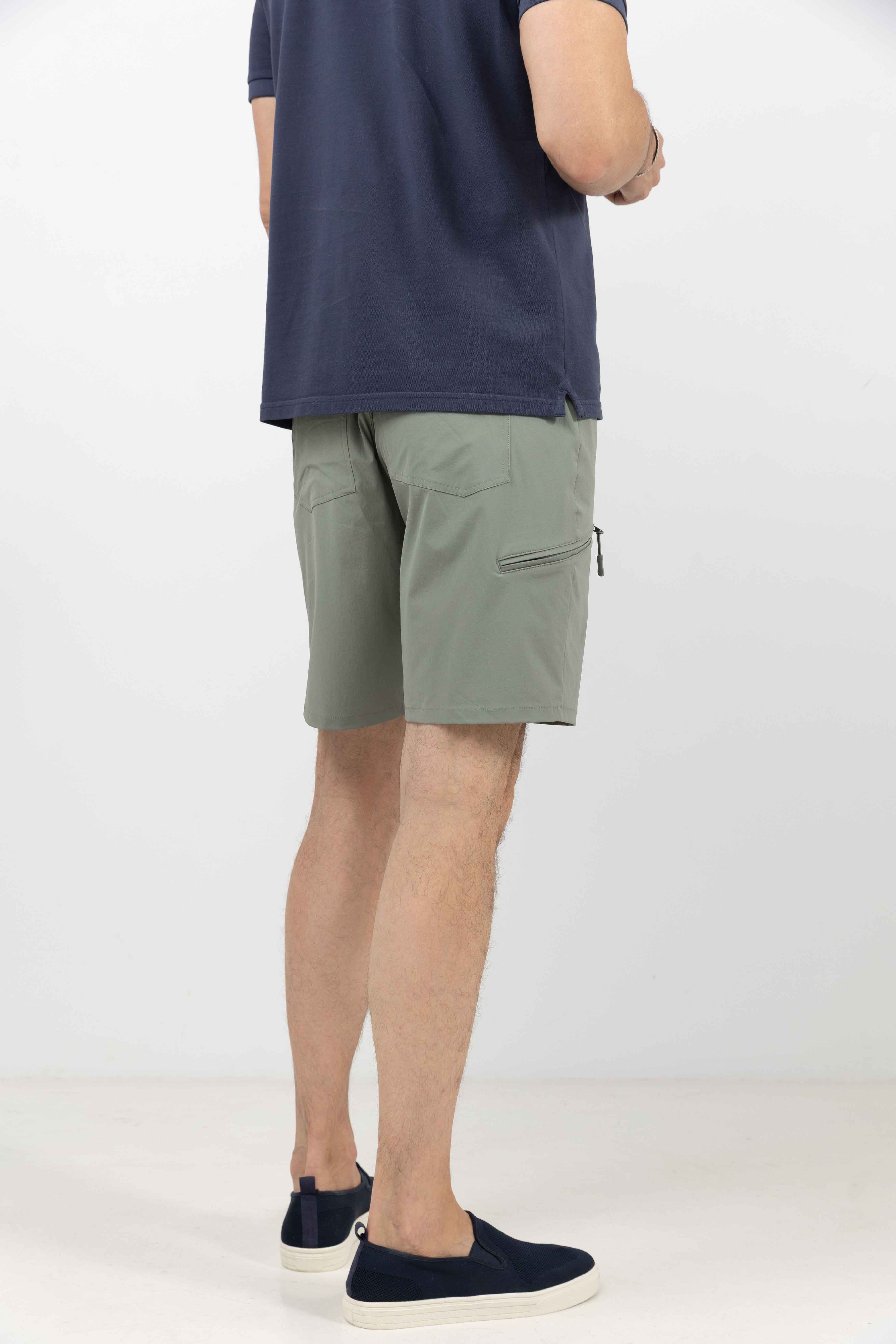 Short tissu technique vert | Elora