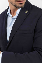 Veste tailleur bleu marine élégante | Elora