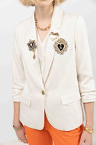 Set de 3 broches dorées fantaisie | Elora