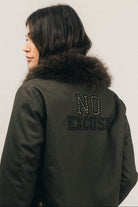 Parka kaki fausse fourrure | Elora