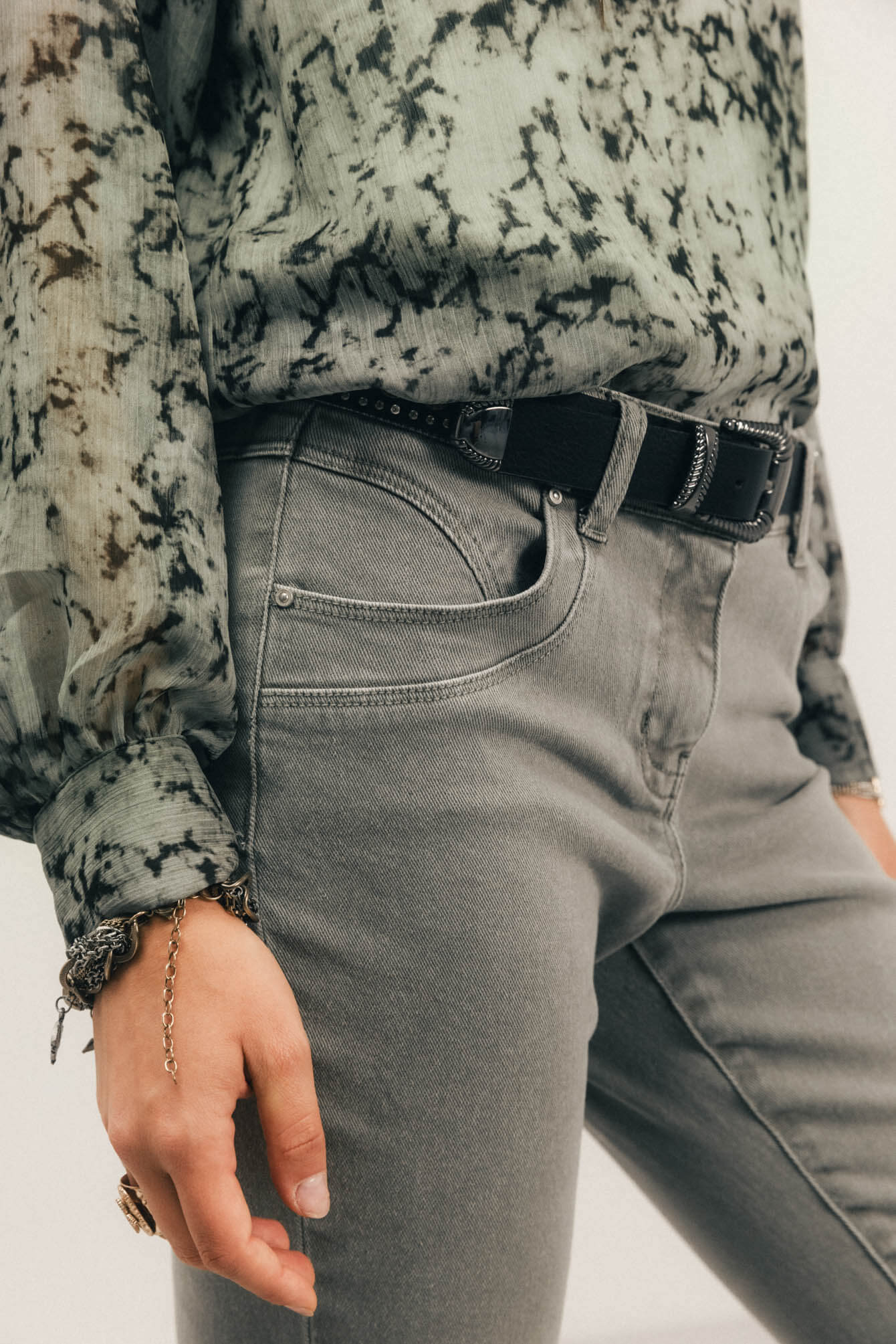 Pantalon jade coupe slim | Elora