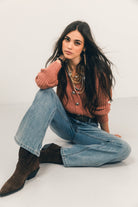 Jean flare bleu ciel seventies | Elora
