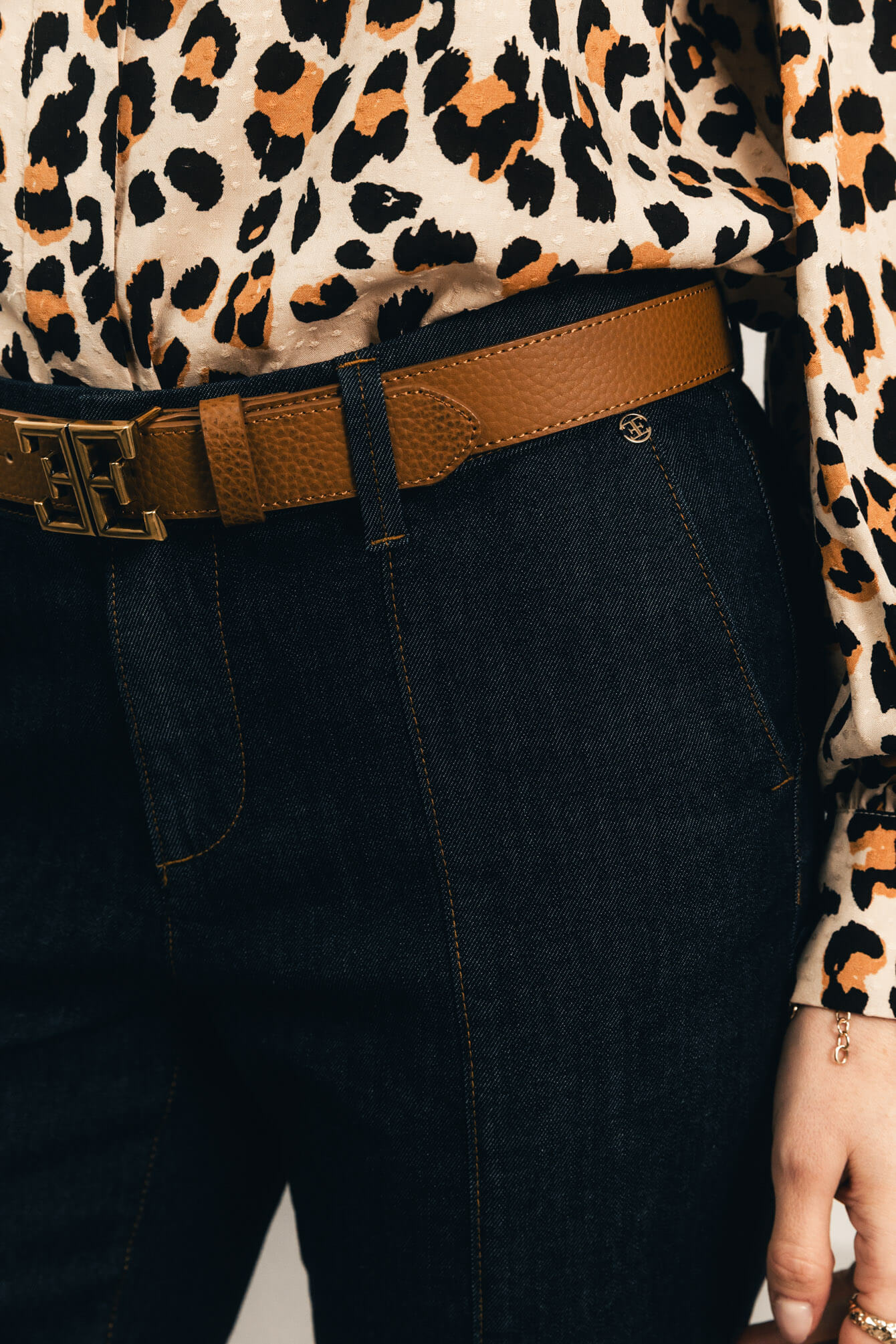Jean brut bleu flare | Elora