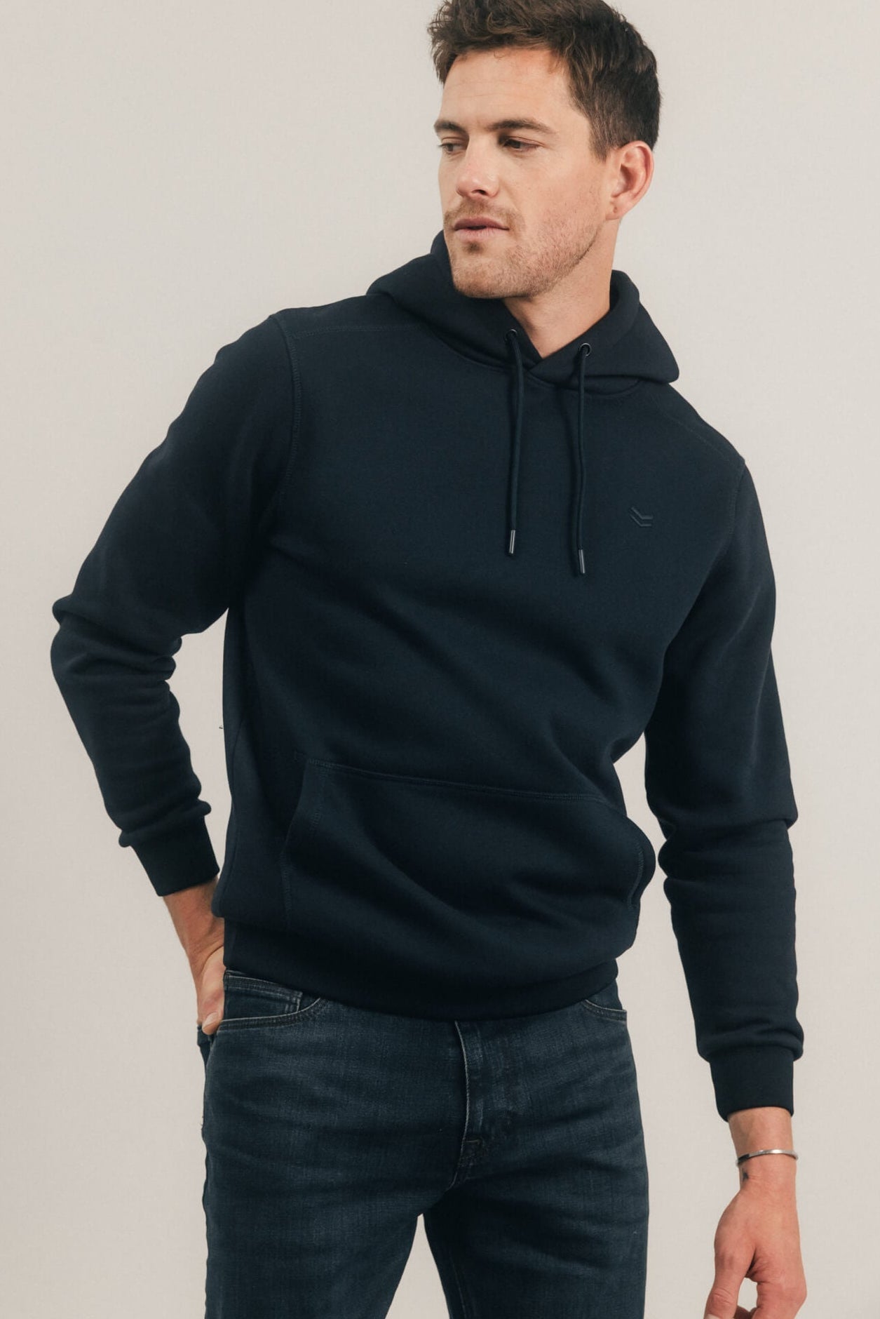 Sweat capuche navy urbain | Elora