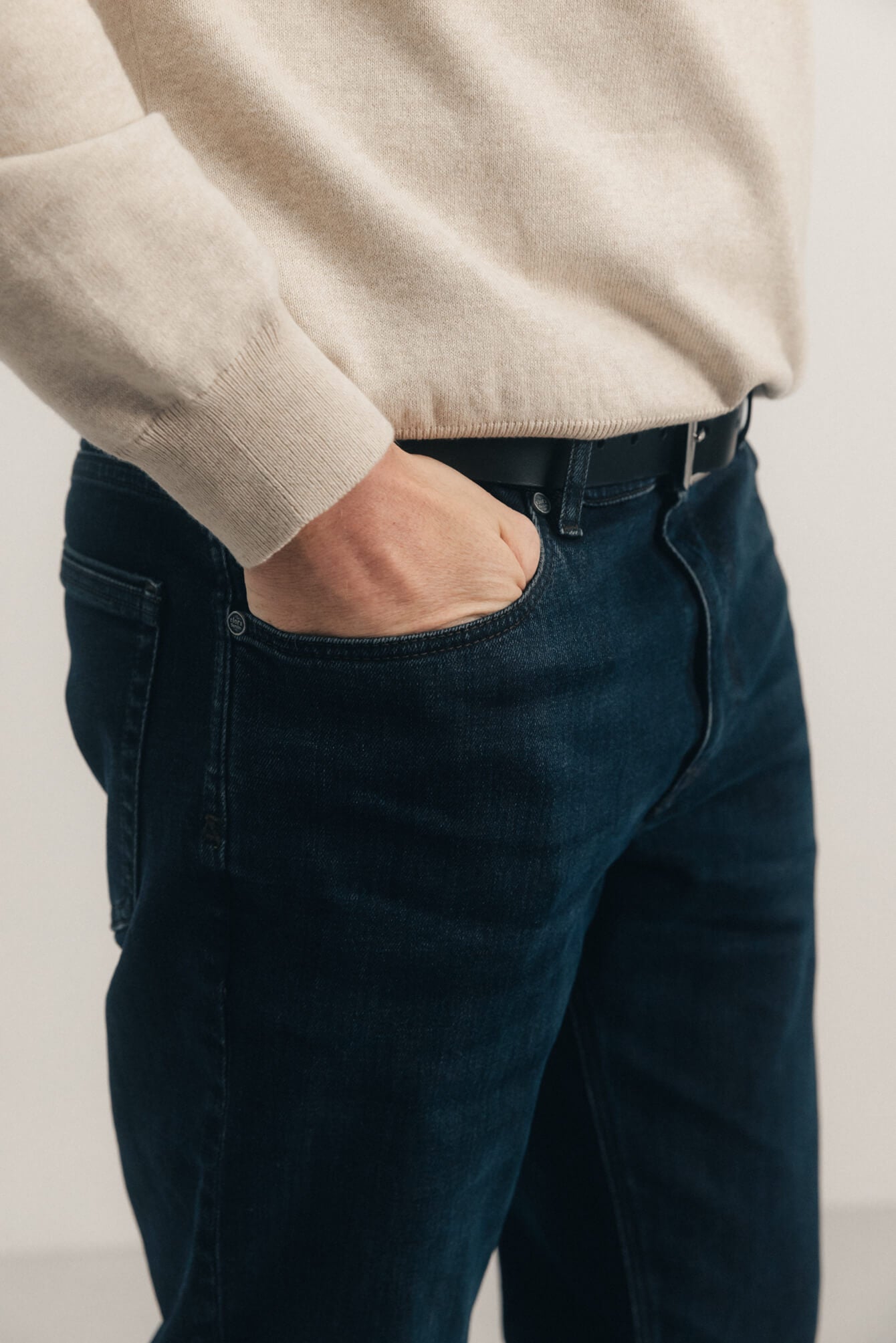 Jean bleu denim tint contemporain | Elora