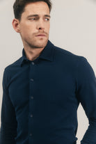 Chemise maille navy confort | Elora
