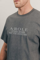 Tee-shirt gris print graphique | Elora