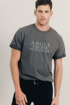 Tee-shirt gris print graphique | Elora
