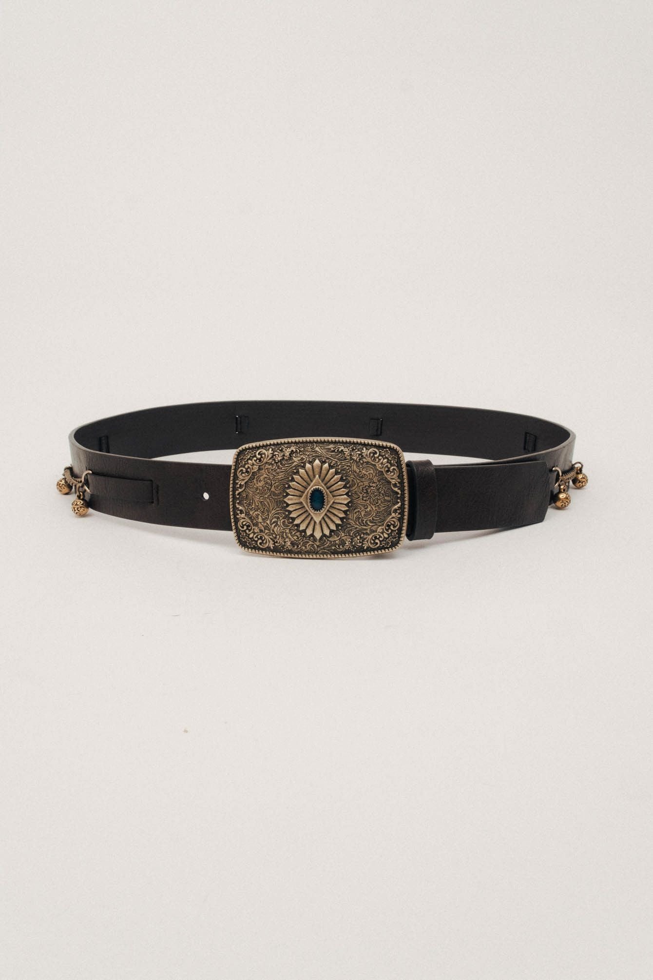 Ceinture choco boucle vintage | Elora