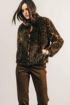 Blouson réversible léopard wild chic | Elora