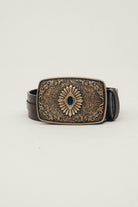 Ceinture choco boucle vintage | Elora