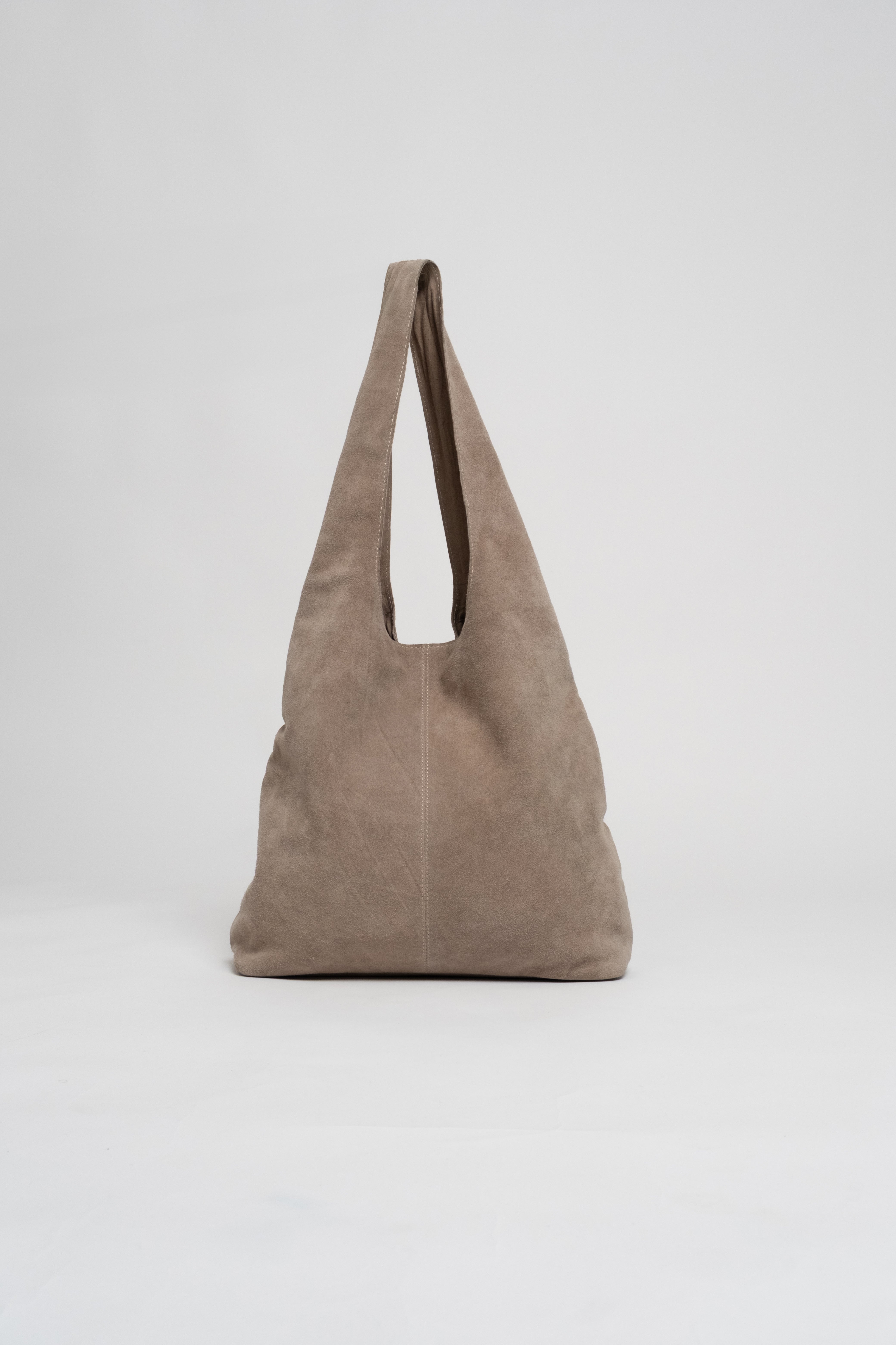 Sac besace beige daim détails métal | Elora