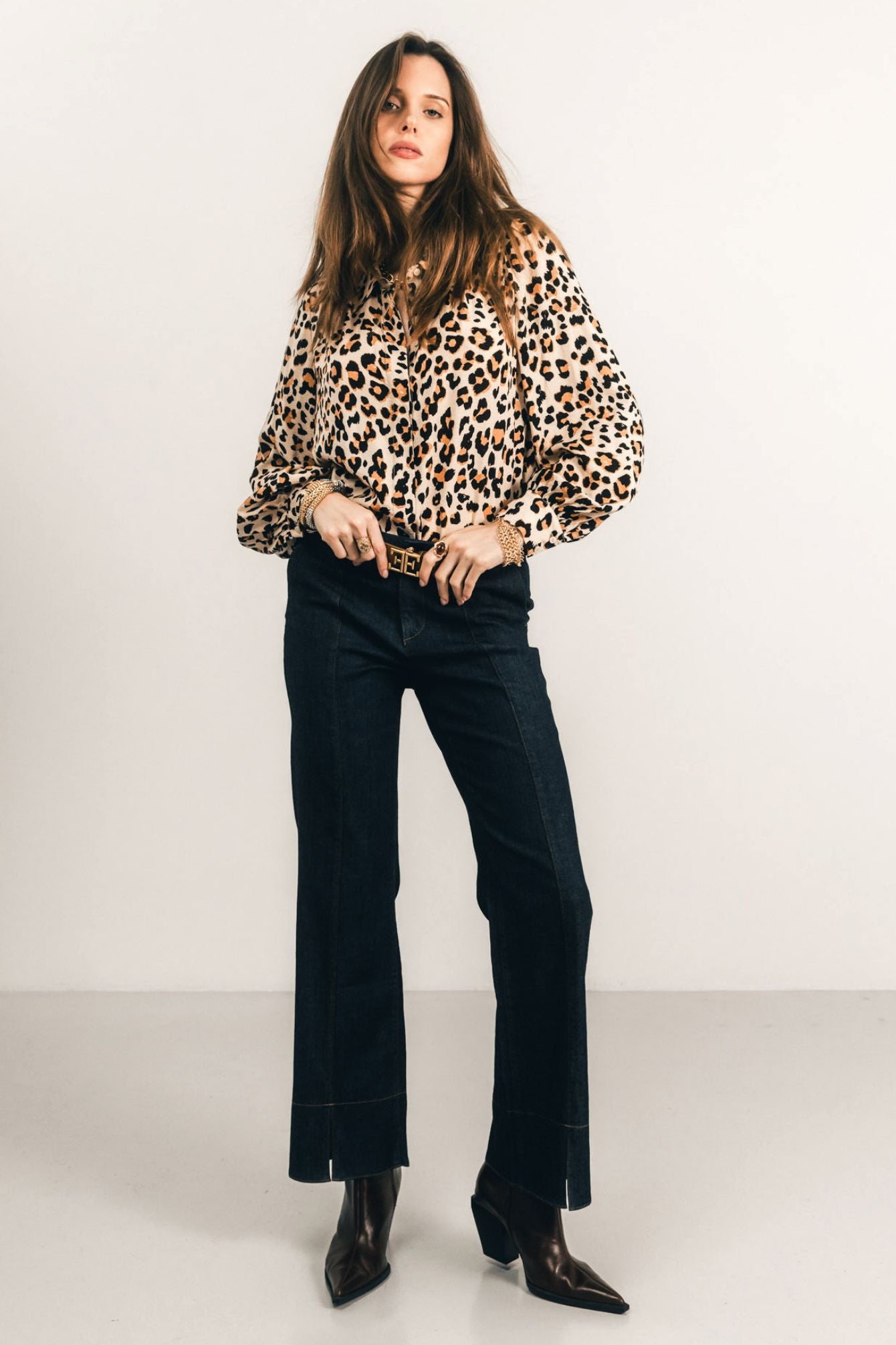 Jean brut bleu flare | Elora