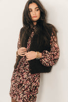Gilet sans manches choco | Elora