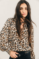 Chemise imprimé léopard bohème chic | Elora