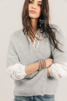 Gilet perle maille doudou | Elora