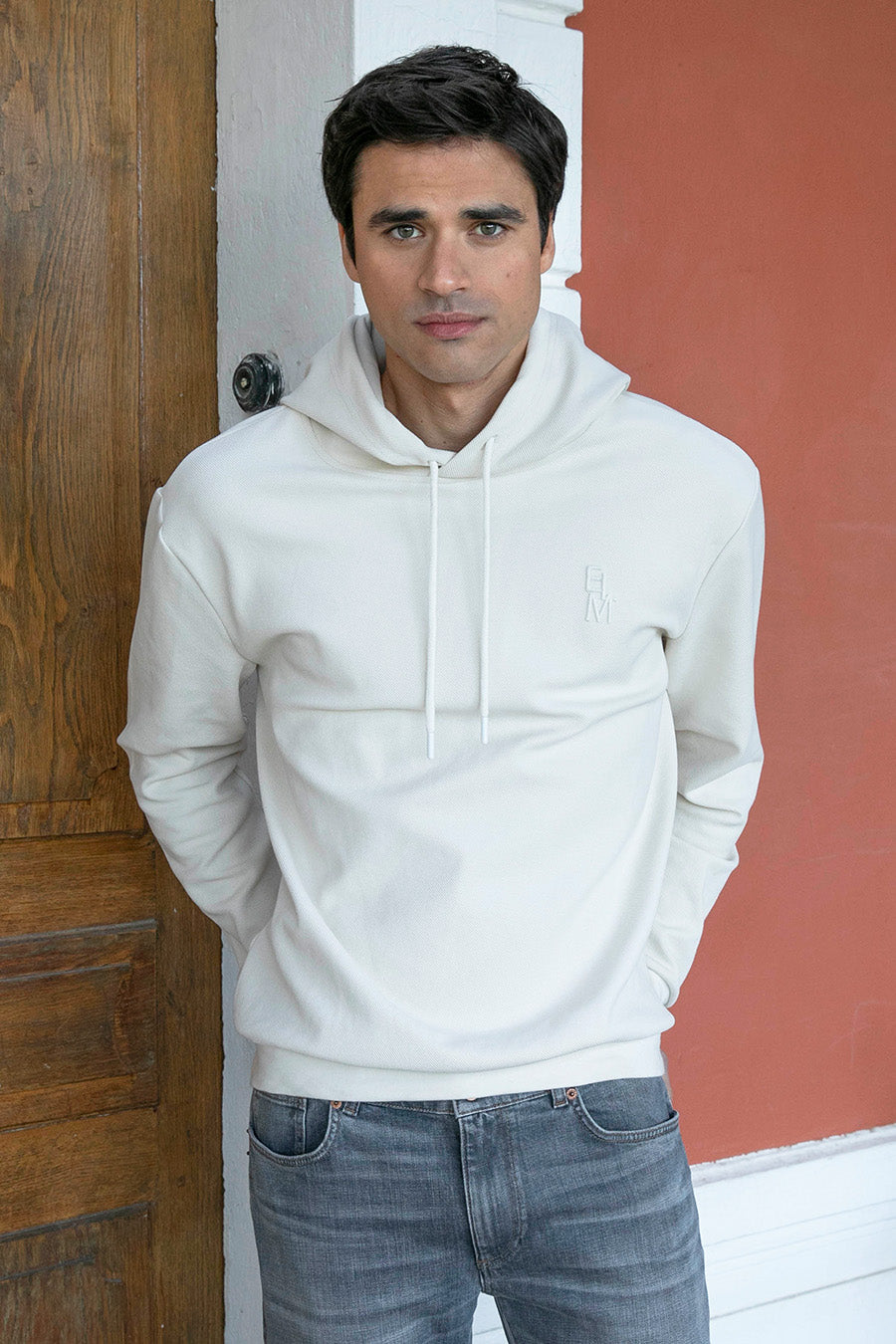 Sweat à capuche écru | Elora