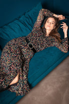 Robe longue imprimé multico | Elora