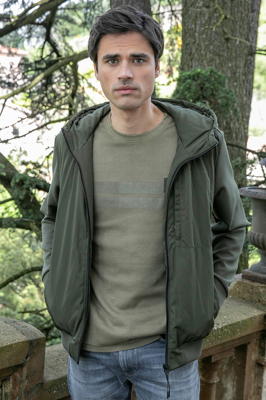 Tee-Shirt à bandes coloris bronze | Elora