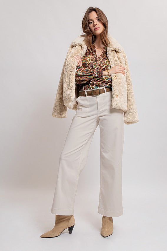 Jean large écru | Elora