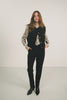 Pantalon noir cigarette chic | Elora