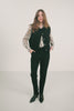 Gilet sans manches noir bouclette | Elora