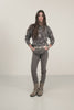 Pantalon gris coupe slim | Elora