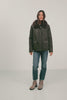 Parka kaki fausse fourrure | Elora